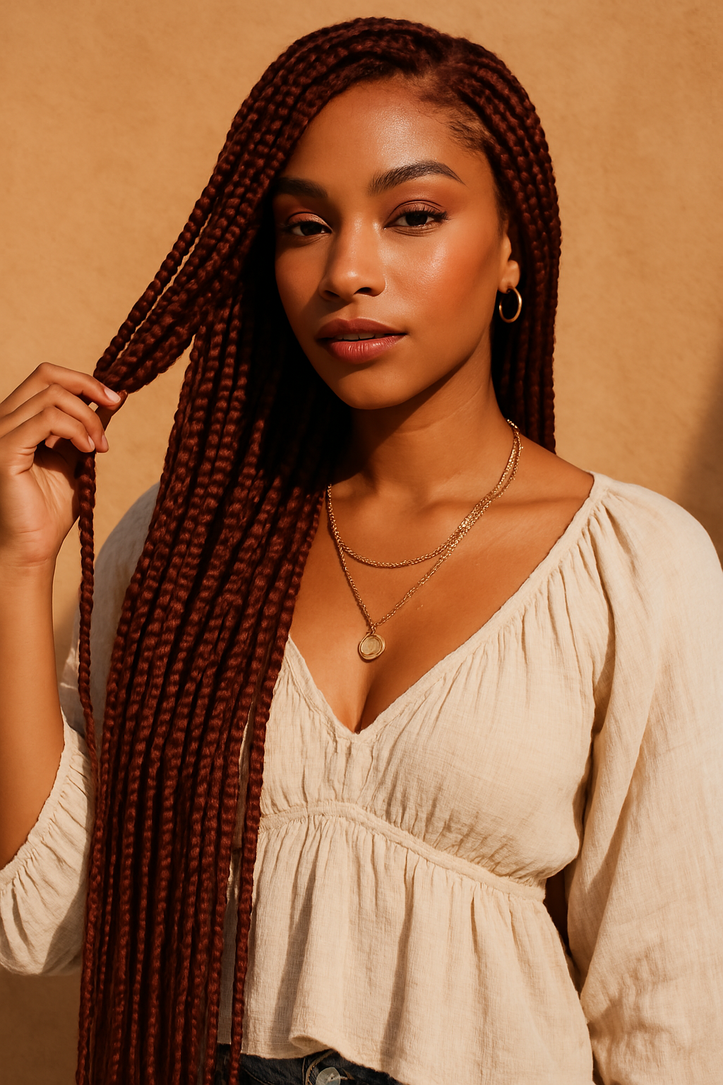 Boho Flame™ Natural Color Braid Bundle
