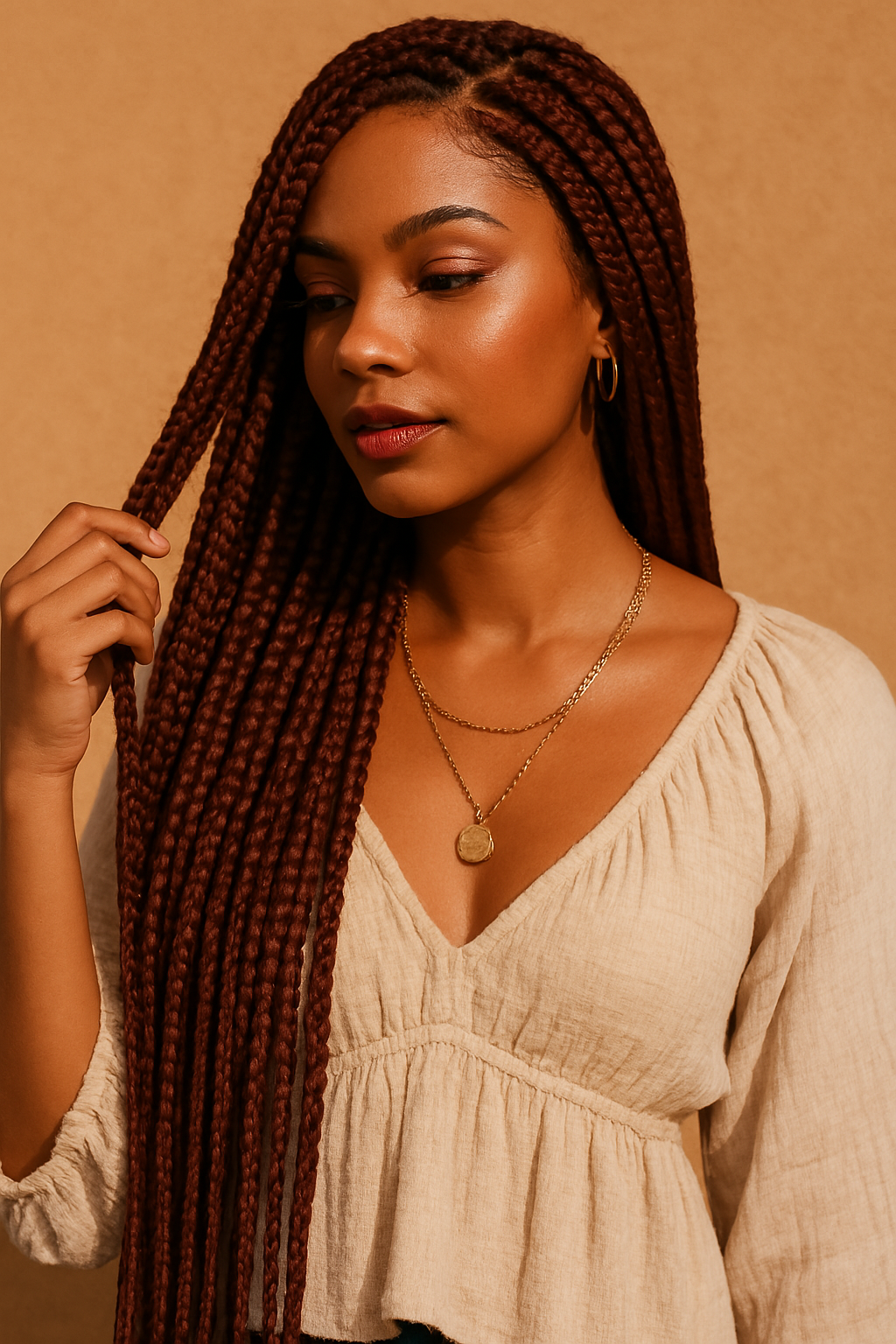 Boho Flame™ Natural Color Braid Bundle