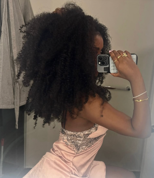 Natural Color Kinky Curly 13x6 HD Lace Wig